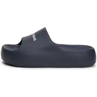 Tommy Hilfiger Tommy Jeans Tjw Chunky Flatform Slid Couleur Bleu