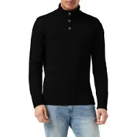 Schott NYC Homme Ploutrider4 Pull Sweater, Noir, L EU