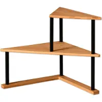 Kesper Etagère d'angle pour cuisine, bambou/métal 58808