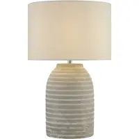 Searchlight Lampe de table Tablu crème
