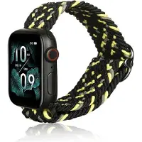 Beline Volume (Textile), Sangles de montre, Vert, Noir