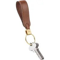 OrbitKey Hommes, Porte-clés, Porte-clés à boucle, caramel, Marron