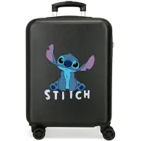 Joumma Valise à roulettes en ABS de Disney Stitch 55cm
