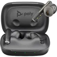 Poly Voyager Free 60 UC Black Earbuds +BT700 USB-C Adapter +Etui de charge basique, Sans fil, Appels/Musique, Casque, Noir