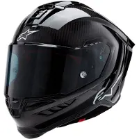 Alpinestars S-R10 Solid Casque Intégral Carbone/Noir XL unisex