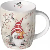 Ambiente Petit Mug En Porcelaine Fine 0,2 L Lutin D¿Hiver