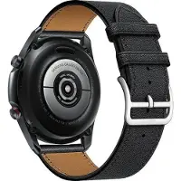 Beline pasek Watch 22mm Hermes Leather czarny /black box (22 mm, Acier inoxydable, Cuir naturel), Sangles de montre, Noir