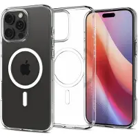 Spigen Étui Liquid Crystal Mag Magsafe pour iPhone 16 Pro 6,3" transparent (Apple iPhone 16 Pro), Coque pour téléphone portable, Transparent