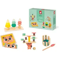 Janod - Kit de jeu 36 mois Développement de la capacité de réflexion - Jouets éducatifs