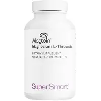 SuperSmart Magnesium L-Threonate Dietary Supplement - 90 Gél. Vég.