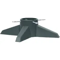 vidaXL Support de sapin de Noël Vert 55,5x55,5x15 cm