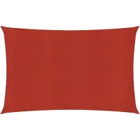 vidaXL Voile d'ombrage 160 g/m² Rouge 2,5x4,5 m PEHD
