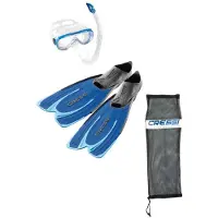Cressi Agua Snorkeling Set Bleu EU 41-42