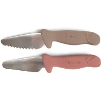 Filibabba Kochmesser für Kinder - 2er Pack - Warm Grey + Rose 616948 5712804033386