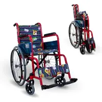 Mobiclinic Fauteuils roulants pour enfants accoudoirs et repose-pieds fixes , automoteur, léger, pliable, largeur d'assise 35 cm, noirn Teatro