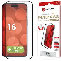 Displex Protection d'écran en verre trempé Real Glass pour Apple iPhone 16