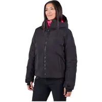 Rossignol - Doudoune de ski imper-respirante et isolée en PrimaLoft Thermoplume - W Wispile Puffy Jacket Black pour Femme - Taille M - Noir