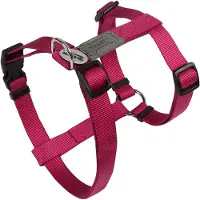 Wouapy Harnais pour chien Basic Line Wouapy, Harnais Fushia de 52/80 cm