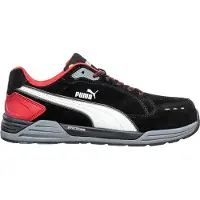 Puma Chaussures de sécurité Airtwist Black/Red Low conformes à la norme EN ISO 20345:2011 S3 ESD HRO SRC noir Taille 47