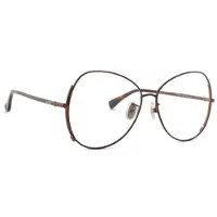 Max mara Lunettes de Vue MM5001 H 57/14/140 Shiny dark bronze Metal WOMAN MM5001 H
