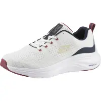 SKECHERS Baskets basses beige / bleu marine / bordeaux / blanc