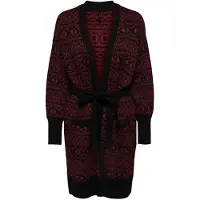 ONLY Cardigan 'ONLSIGRUN' lie de vin / noir