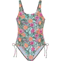 Venice beach Maillot de bain bleu clair / vert / orange / rose