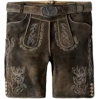 Stockerpoint - Pantalon en cuir pour hommes, modèle Lee I, tailles 44-60. Pantalon de tradition confortable en cuir de qualité