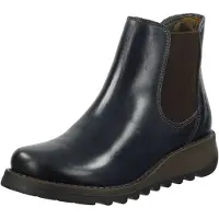 Fly london Chelsea Boots bleu nuit / marron