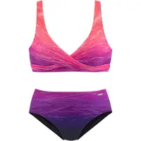 LASCANA Bikini violet / violet foncé / rose