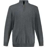 JP 1880 Pull-over gris chiné
