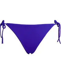Calvin Klein Kw0kw00965 Tie Side Cheeky Bikini Bottom Bleu XS Femme