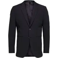 Selected Coupe Slim En Viscose Mélangée Blazer Homme Le noir 102