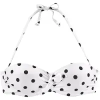 LASCANA Hauts de bikini noir / blanc