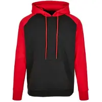 Build Your Brand Basic Raglan Hoodie Noir 5XL Homme