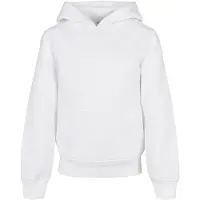 Build Your Brand Organic Basic Hoodie Blanc 158-164 cm Garçon