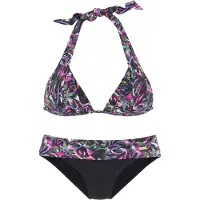 LASCANA Hauts de bikini vert / violet / rose clair / noir