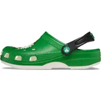 Crocs Sabots 'NBA Boston Celtics Classic' vert / vert gazon / mélange de couleurs / noir / blanc