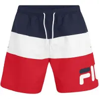 FILA Shorts de bain 'SIMBABWE' bleu / rouge / blanc