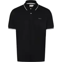 Gant T-Shirt 'Rugger' noir / blanc