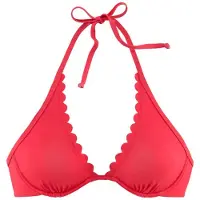 LASCANA Hauts de bikini 'Scallop' grenadine
