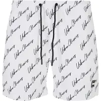 Urban Classics Shorts de bain noir / blanc