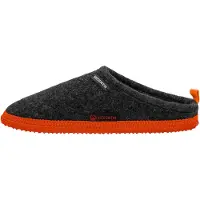 Giesswein Pantoufle anthracite / orange clair / blanc