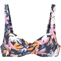 LASCANA Hauts de bikini sport bleu marine / orange / rose clair / blanc