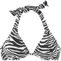 Venice beach Hauts de bikini 'Fjella' noir / blanc