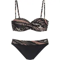 LASCANA Bikini marron / noir