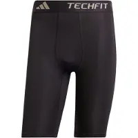 Adidas Pantalon de sport 'TECHFIT Compression Training Short' greige / noir