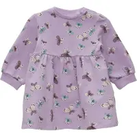 s.Oliver Robe crème / brun foncé / vert / violet clair