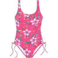 LASCANA Maillot de bain 'Malia' jade / violet / orange / rose