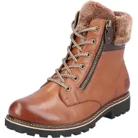 Remonte Bottines à lacets marron / cognac